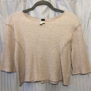 We The Free Cropped Thermal Top